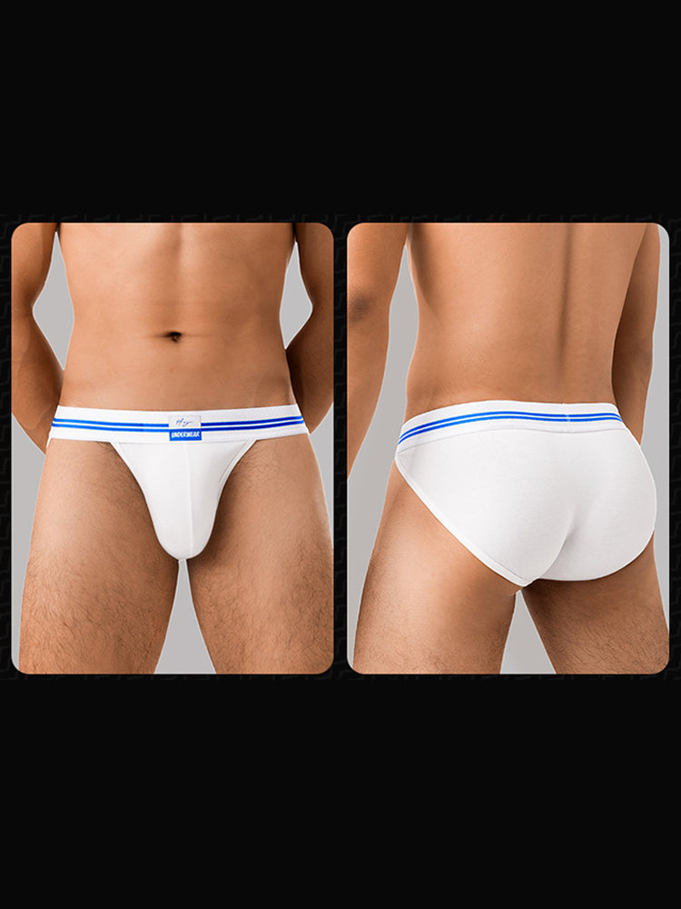 3-pack Men's Sexy High-cut Breathable Briefs | dmunderwear detail image 13