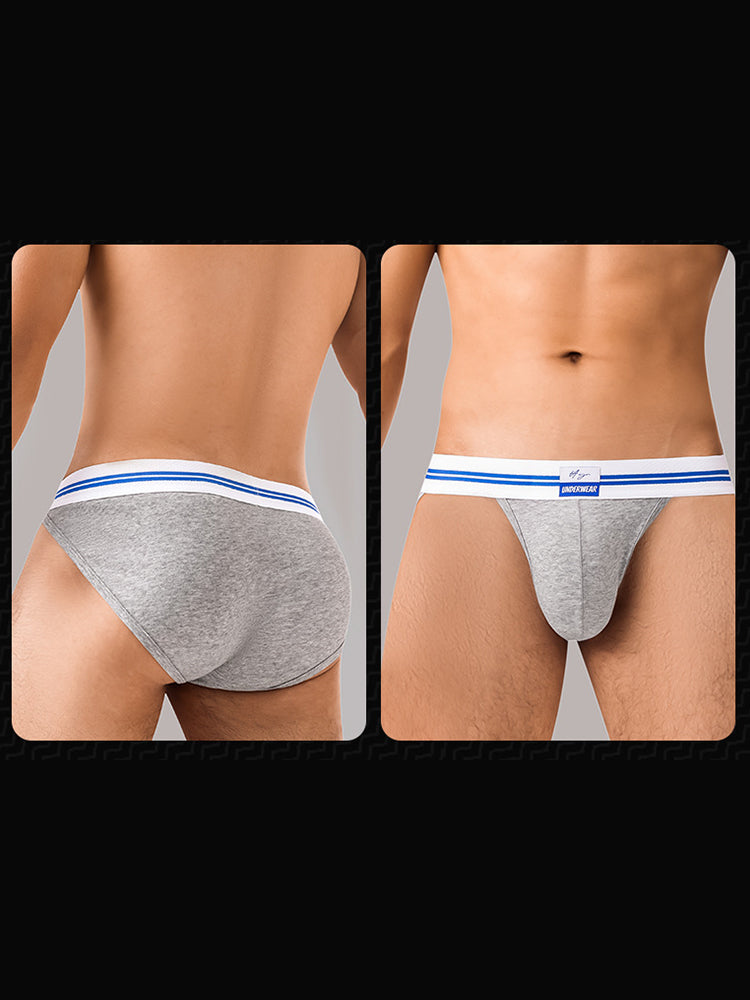 3-pack Men's Sexy High-cut Breathable Briefs | dmunderwear detail image 14