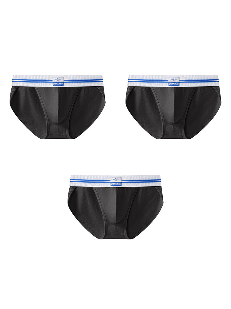 3-pack Men's Sexy High-cut Breathable Briefs | dmunderwear detail image 16