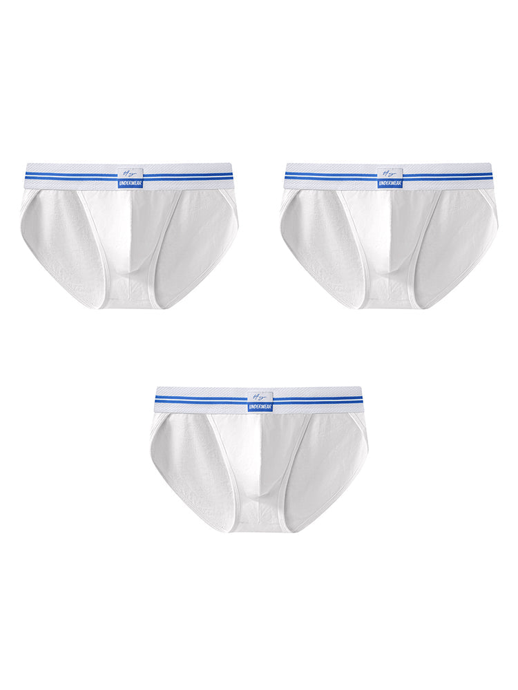 3-pack Men's Sexy High-cut Breathable Briefs | dmunderwear detail image 7