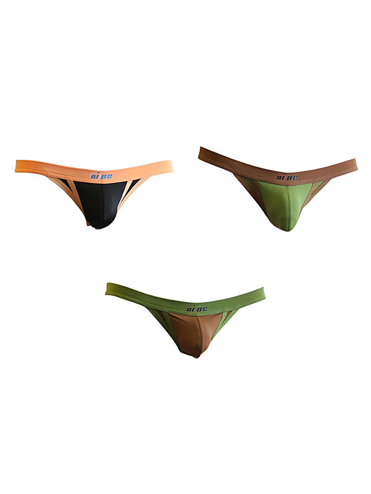 3 Pack Men's Sexy Ice Silk Stretch Fit Comfy Waistband Jockstrap | dmunderwear detail image 10