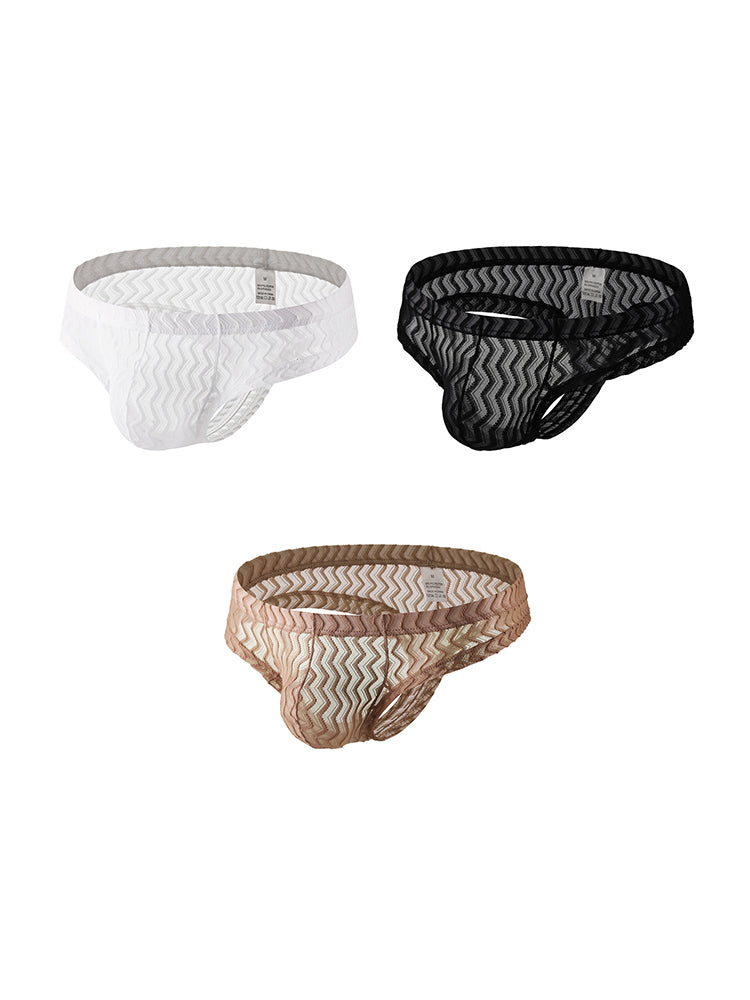 3-pack Men's Sexy Lace Thong | dmunderwear detail image 17