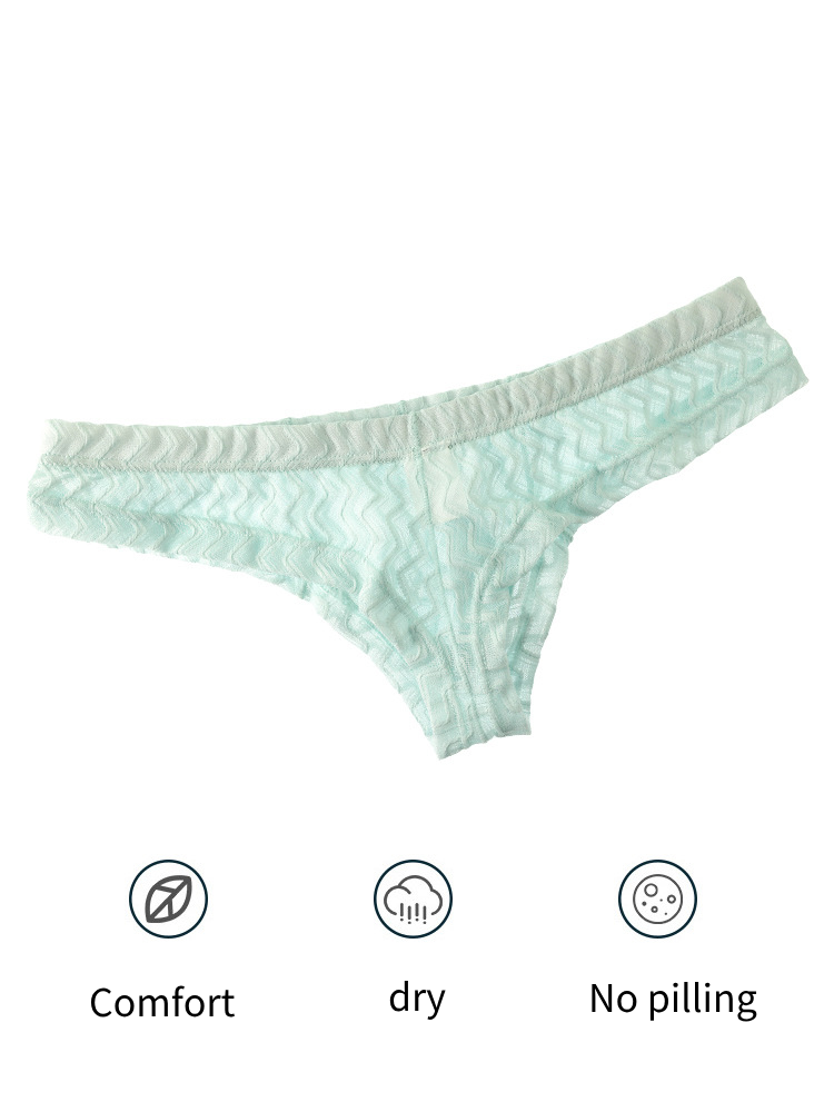 3-pack Men's Sexy Lace Thong | dmunderwear detail image 4