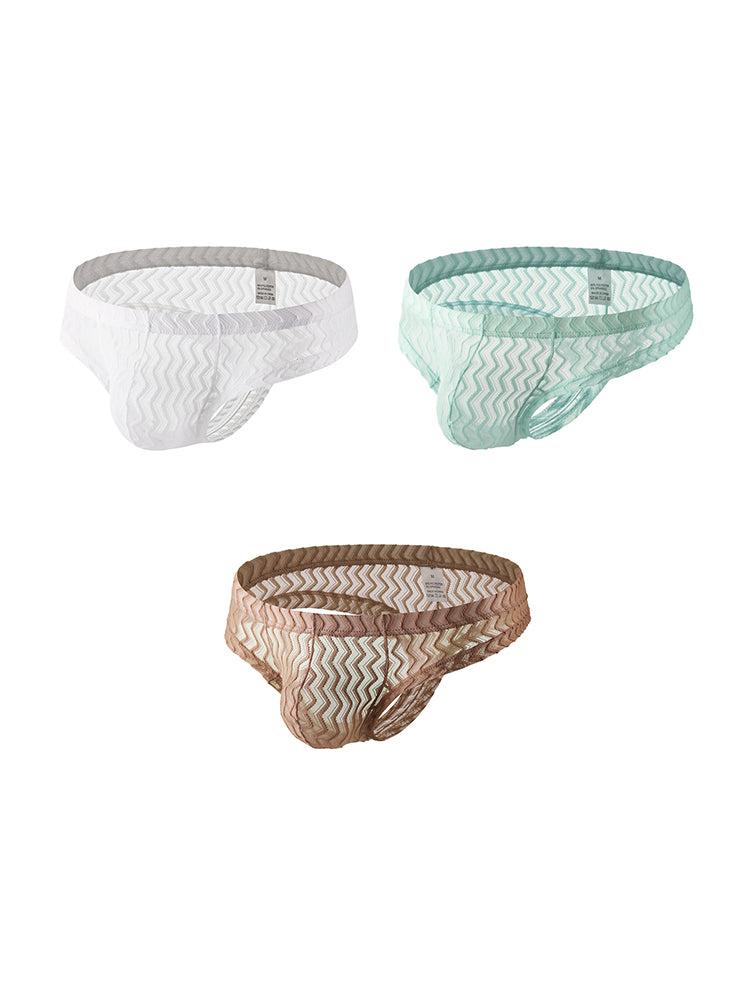 3-pack Men's Sexy Lace Thong | dmunderwear detail image 7