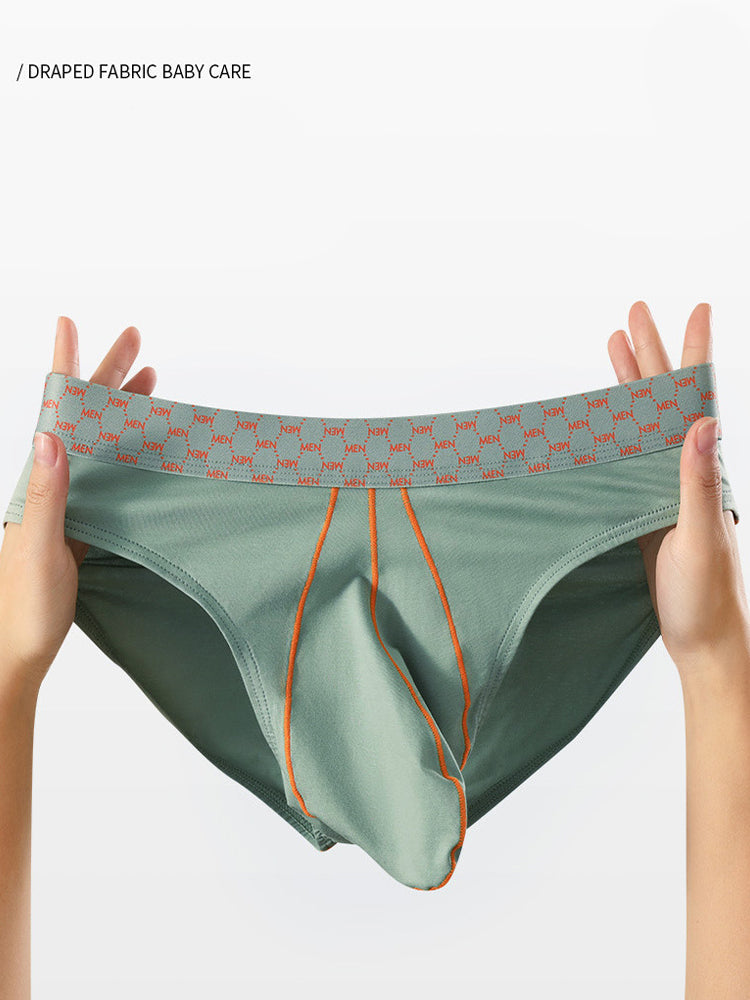 3 Pack Men's Sexy Large Pouch Breathable Comfortable Cotton Briefs | dmunderwear