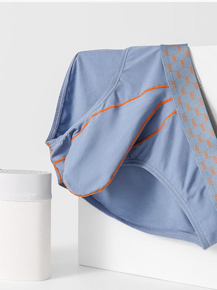 3 Pack Men's Sexy Large Pouch Breathable Comfortable Cotton Briefs | dmunderwear detail image 12