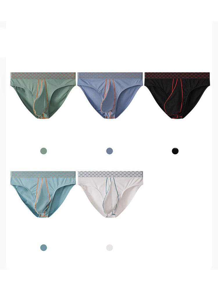 3 Pack Men's Sexy Large Pouch Breathable Comfortable Cotton Briefs | dmunderwear detail image 6