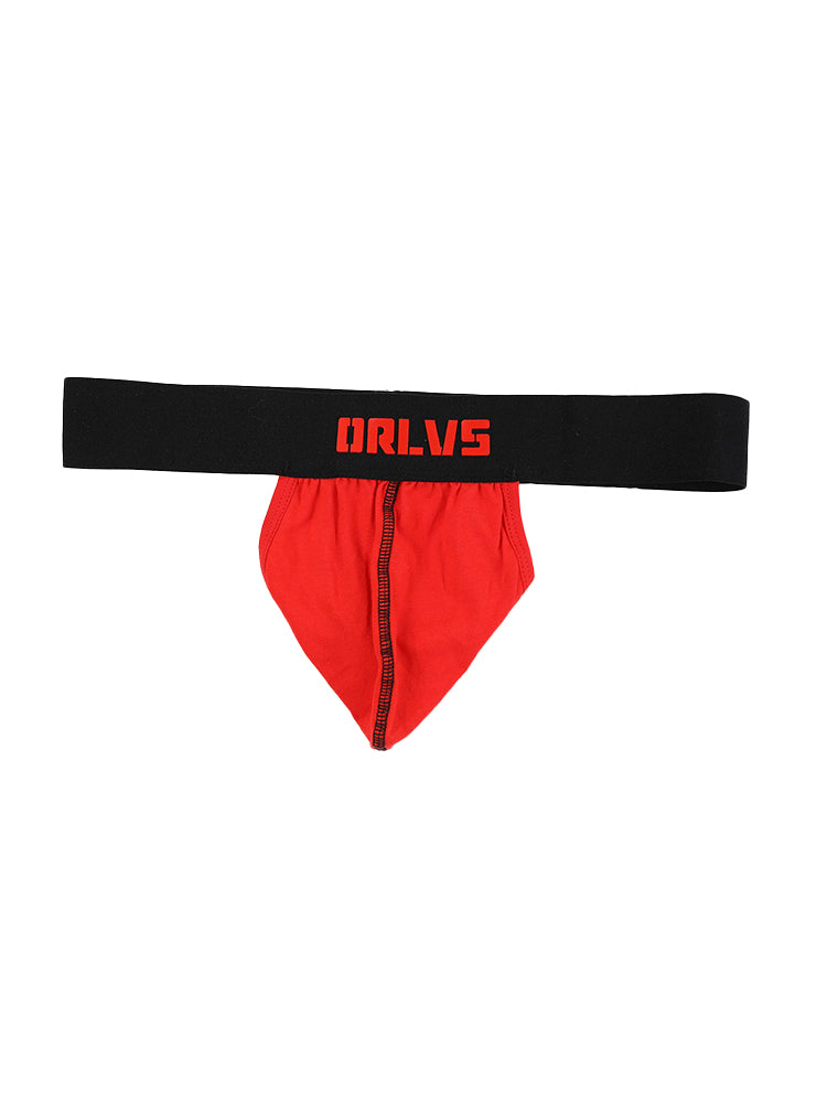 3 Pack Low-Cut Cotton Men's Thong with Enhanced Pouch | dmunderwear detail image 18