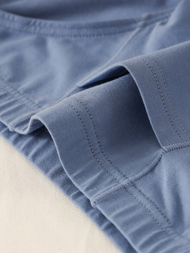 3 Pack Men's Sexy Mesh Breathable Gun Egg Separation Cotton Briefs | dmunderwear detail image 12