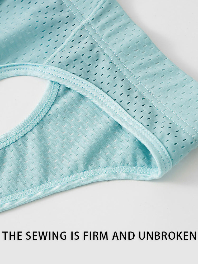3 Pack Men's Sexy Mesh Transparent Big Pouch Jockstrap | dmunderwear detail image 10