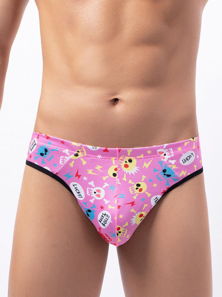 3 Pack Men's Skull Print Thong - Edgy & Sexy | dmunderwear detail image 11