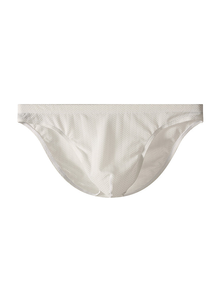 3 Pack Men's Sexy Solid Color Breathable Comfy Waistband Soft Briefs | dmunderwear detail image 11
