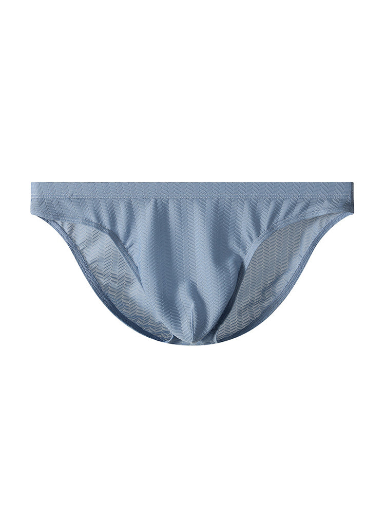 3 Pack Men's Sexy Solid Color Breathable Comfy Waistband Soft Briefs | dmunderwear detail image 15
