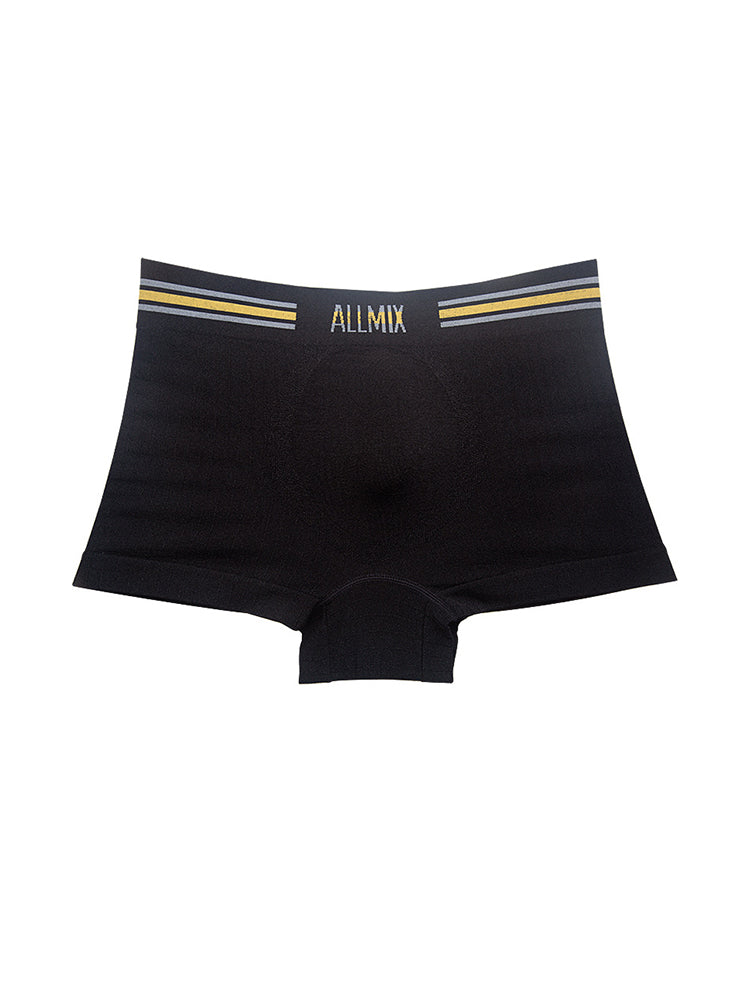 3 Pack ALLMIX Men's Sexy Striped Seamless Low Waist Boxers Briefs | dmunderwear detail image 17