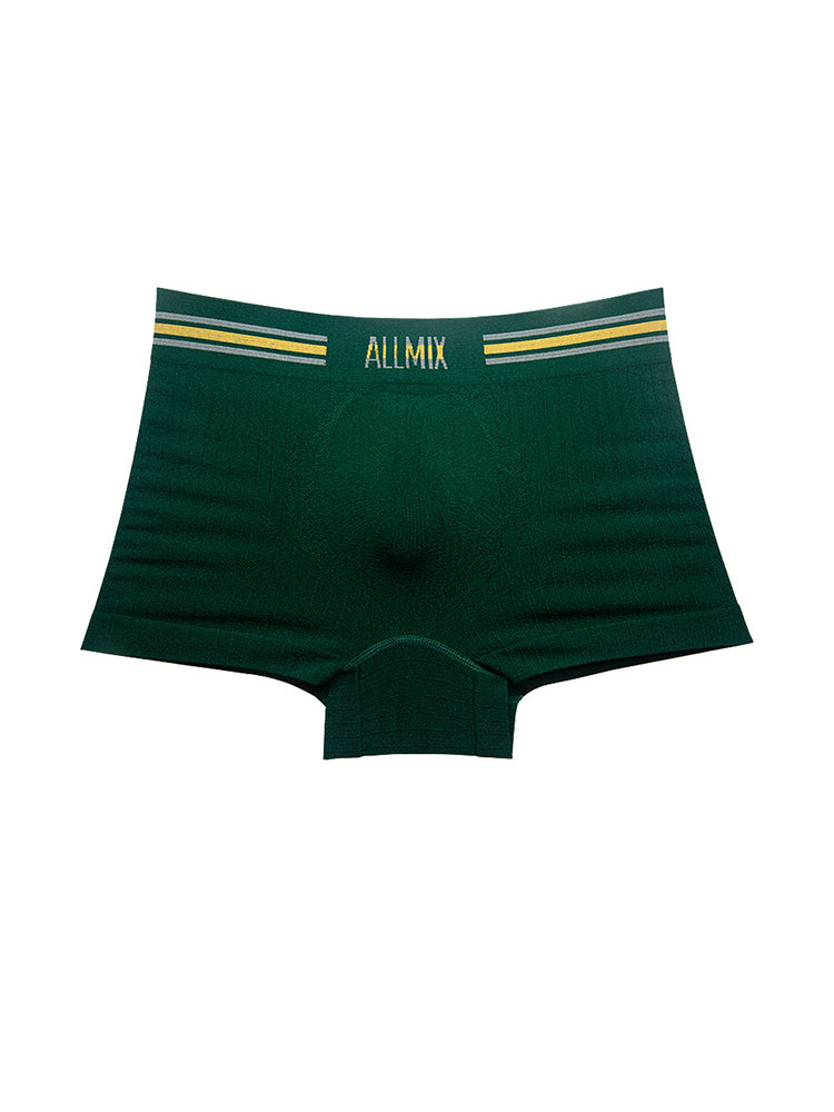 3 Pack ALLMIX Men's Sexy Striped Seamless Low Waist Boxers Briefs | dmunderwear detail image 19