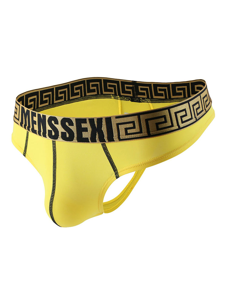 3 Pack Men's Sexy Thong Soft Breathable T-Back Briefs Seamless Briefs | dmunderwear