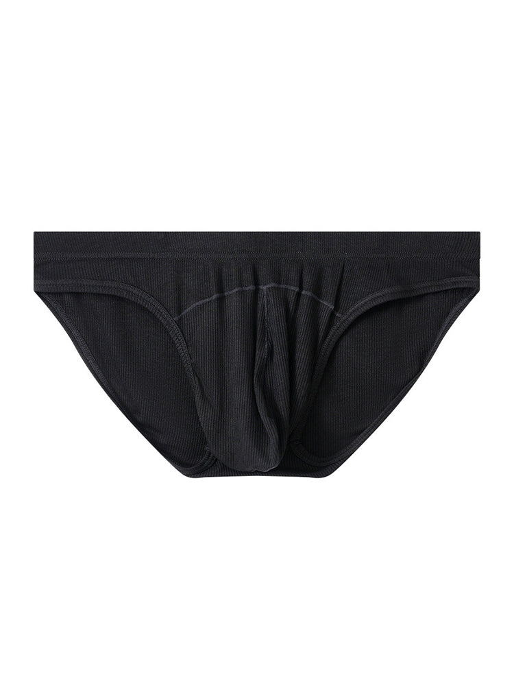 3 Pack Men's Sexy Threaded U-Shaped Briefs | dmunderwear detail image 15