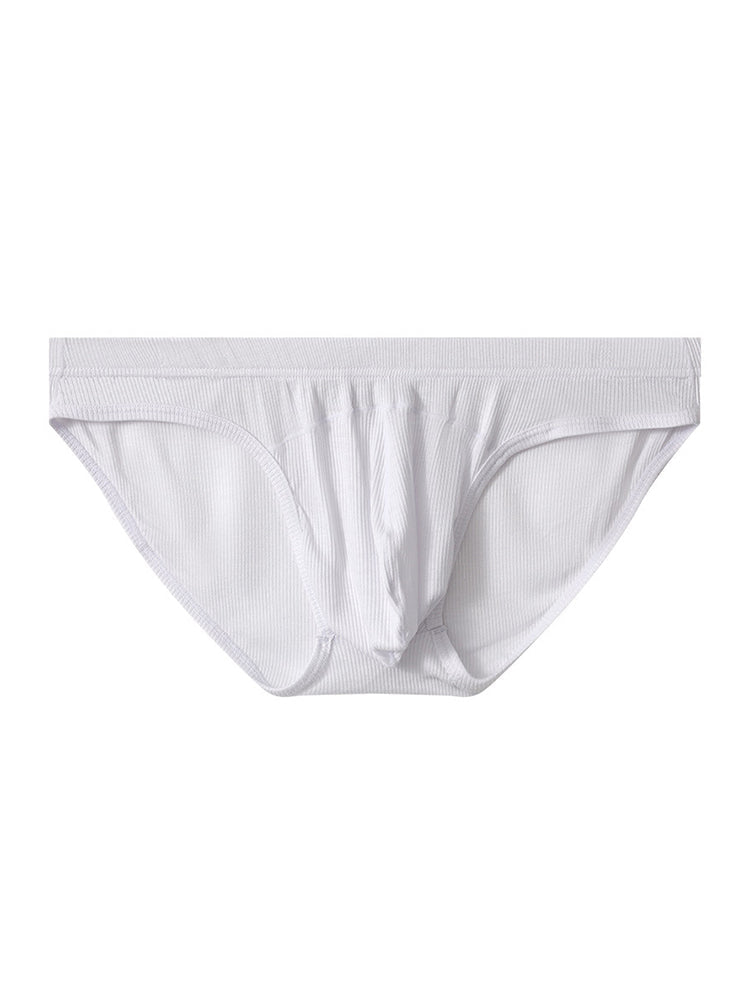 3 Pack Men's Sexy Threaded U-Shaped Briefs | dmunderwear detail image 16