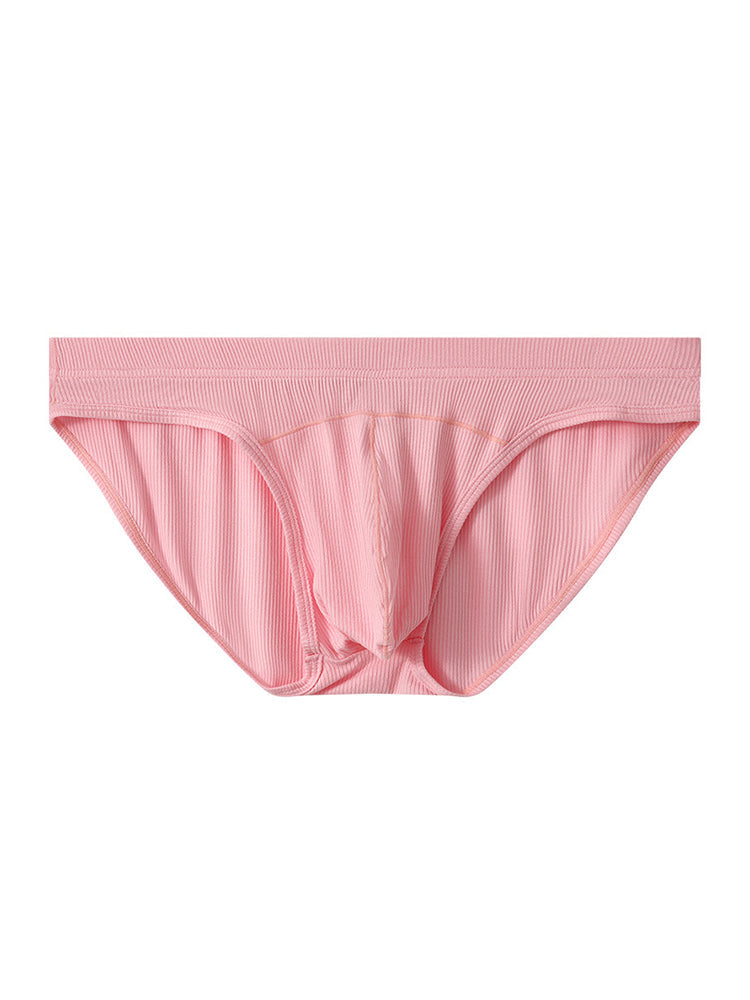 3 Pack Men's Sexy Threaded U-Shaped Briefs | dmunderwear detail image 18