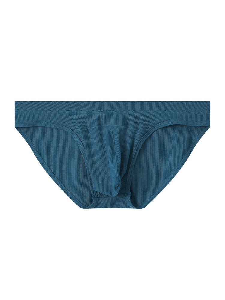 3 Pack Men's Sexy Threaded U-Shaped Briefs | dmunderwear detail image 19
