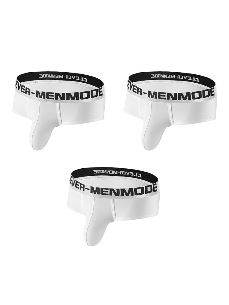 3 Pack Men's Sexy Ultra-Thin Supportive Pouch Breathable Stretch Fit Trunks | dmunderwear detail image 14