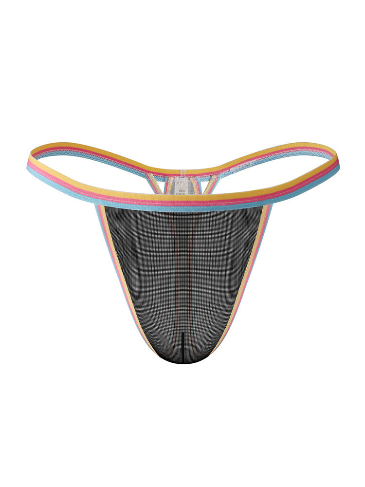 3 Pack Men's Sheer & Sexy Support Pouch Cooling Chafe-Free Strings | dmunderwear