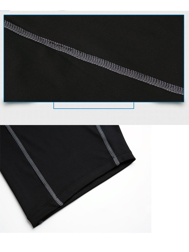 3 Pack Men's Side Pockets & High-Elasticity Compression Activewear Tights | dmunderwear detail image 7