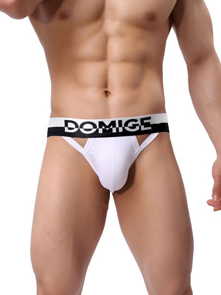 3 Pack Men's Skin-Friendly Lightweight & Airy Large Pouch Chafe-Free Jockstrap | dmunderwear detail image 10