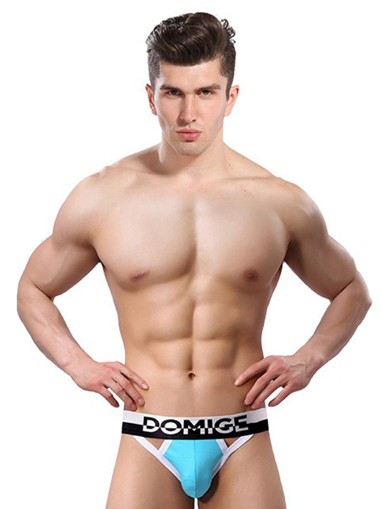 3 Pack Men's Skin-Friendly Lightweight & Airy Large Pouch Chafe-Free Jockstrap | dmunderwear detail image 5
