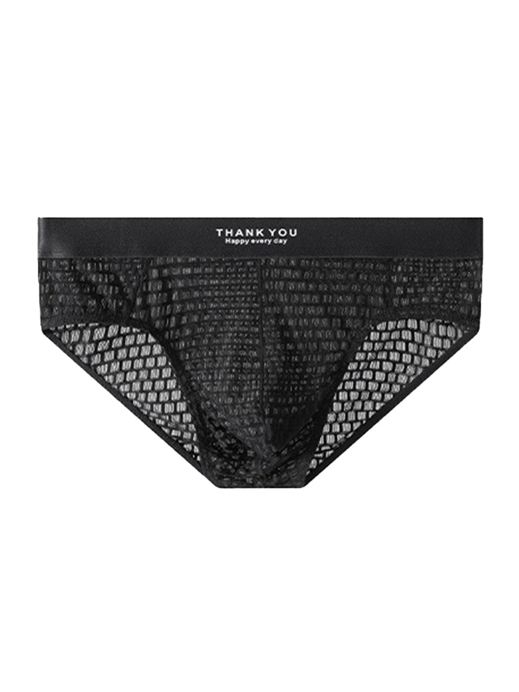 3 Pack Men's Soft & Breathable Icy Silk Quick-Dry Mid-Rise Comfort Cooling Briefs | dmunderwear detail image 9