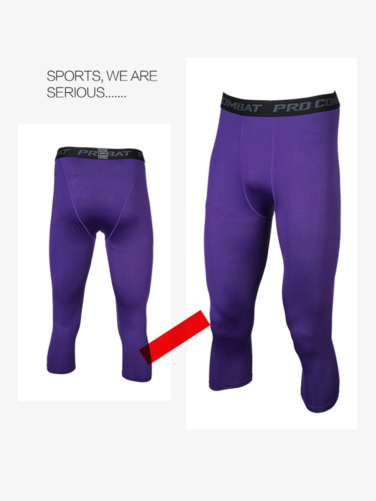 3 Pack Men's Solid Color All-Season Durability & Utility Activewear Tights | dmunderwear detail image 3