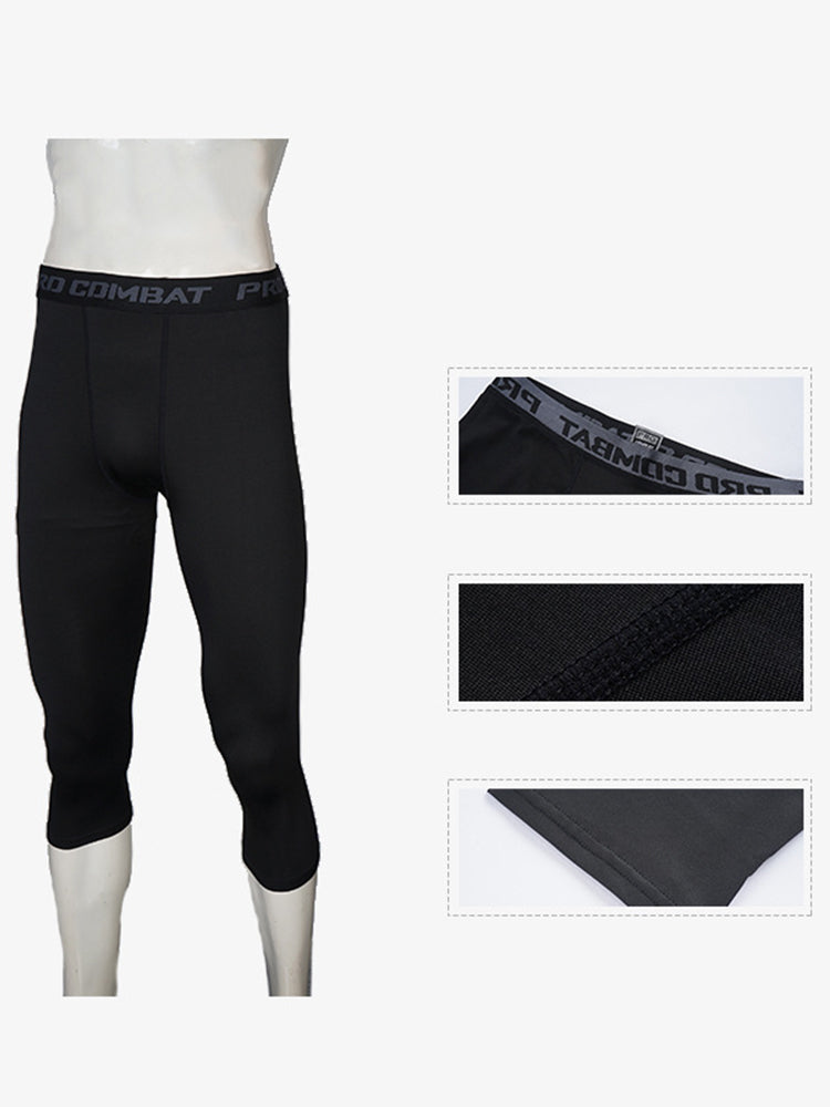 3 Pack Men's Solid Color All-Season Durability & Utility Activewear Tights | dmunderwear detail image 8