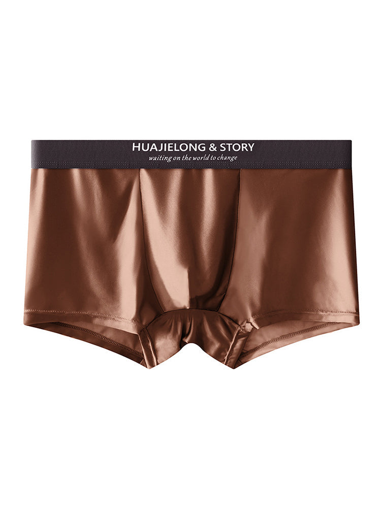 3 Pack Men's Solid-Color Breathable Trunks | dmunderwear detail image 13