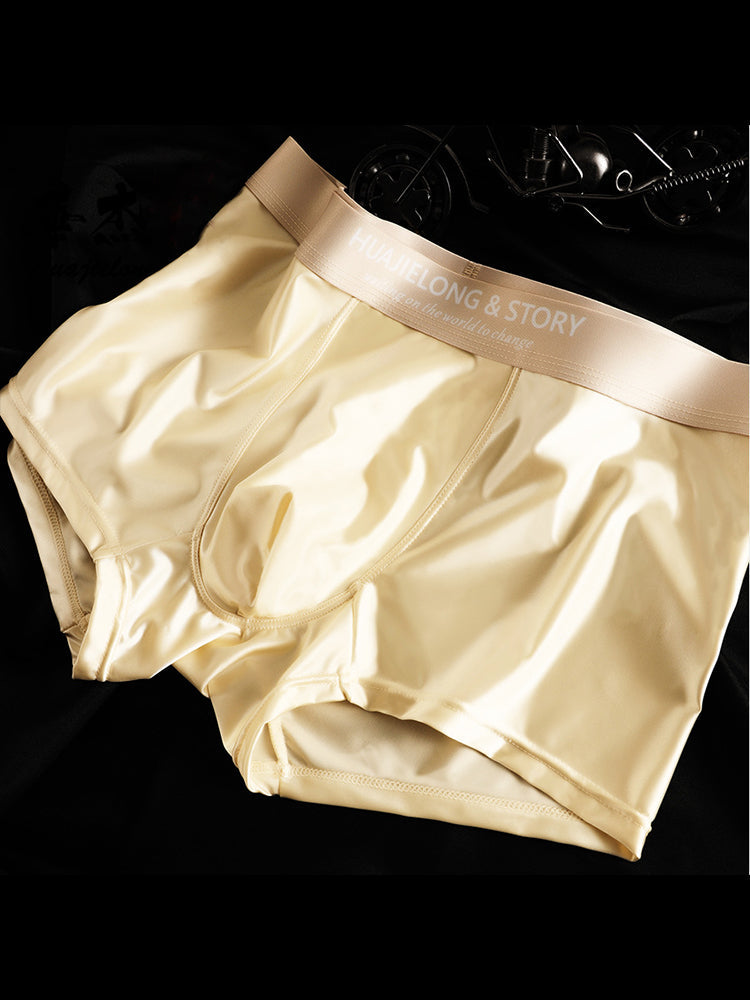 3 Pack Men's Solid-Color Breathable Trunks | dmunderwear detail image 9