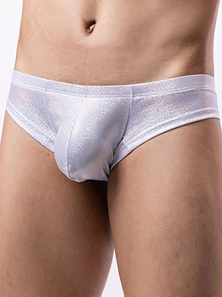 3 Pack Men's Sparkle Thongs in Solid Colors | dmunderwear detail image 14