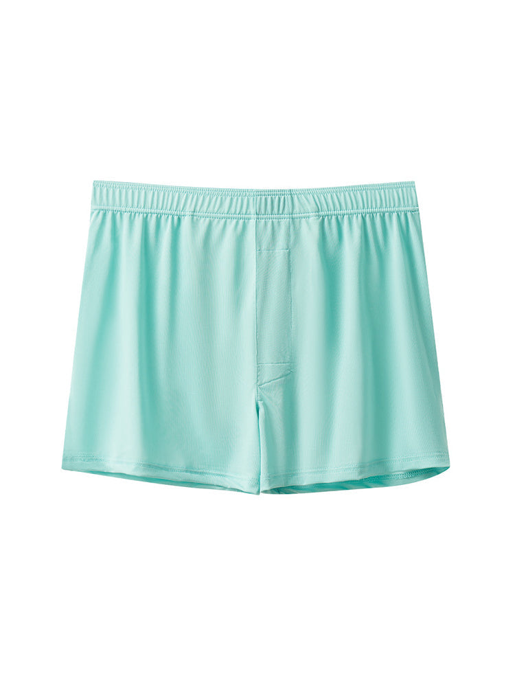 3 Pack Men's Solid Color Thin Breathable Odor-Control Seamless Boxer Briefs | dmunderwear