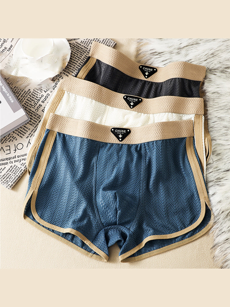 3 Pack Men's Breathable Trunks – Soft and Skin-Friendly Comfort | dmunderwear