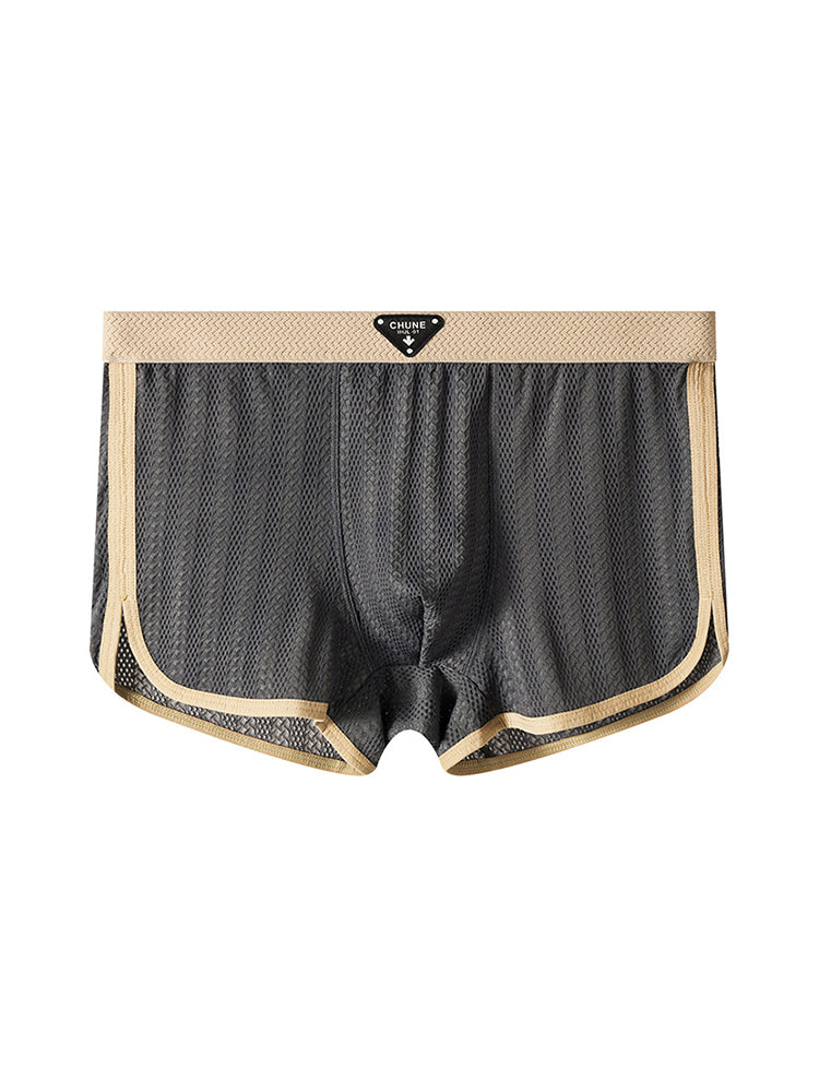 3 Pack Men's Breathable Trunks – Soft and Skin-Friendly Comfort | dmunderwear detail image 12