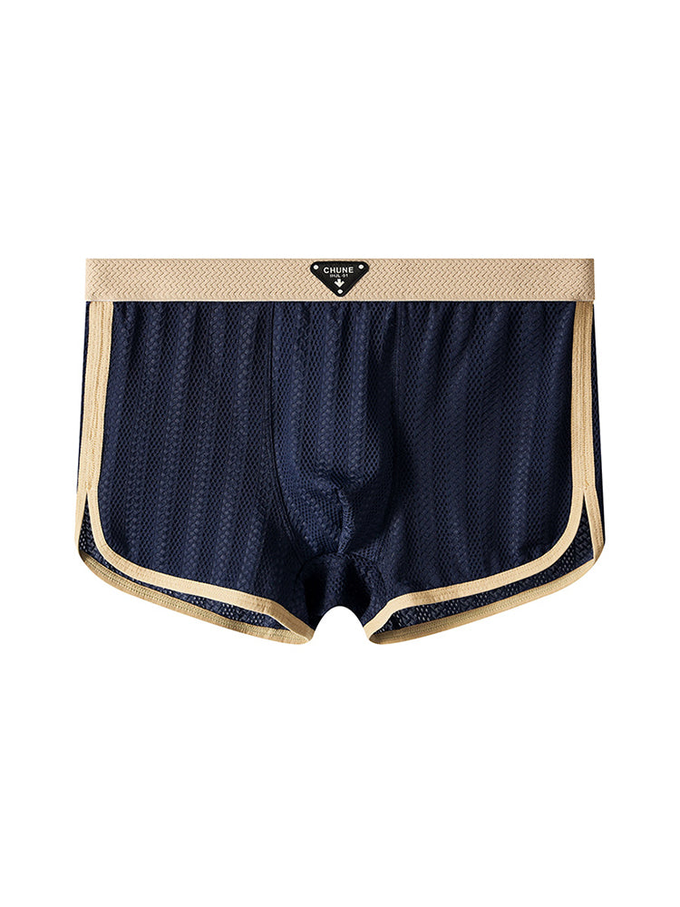 3 Pack Men's Breathable Trunks – Soft and Skin-Friendly Comfort | dmunderwear detail image 13