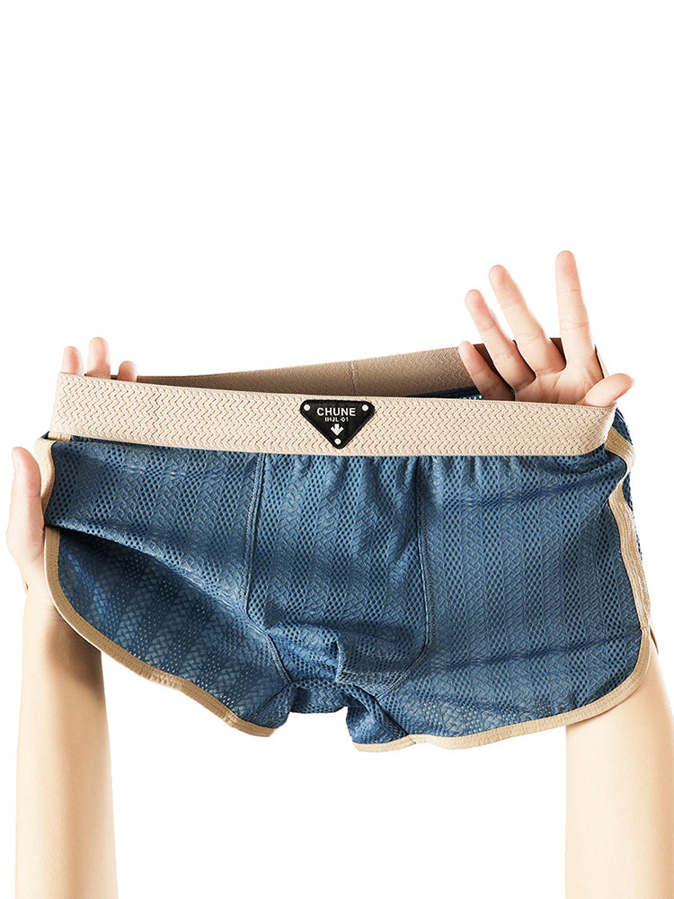 3 Pack Men's Breathable Trunks – Soft and Skin-Friendly Comfort | dmunderwear detail image 3