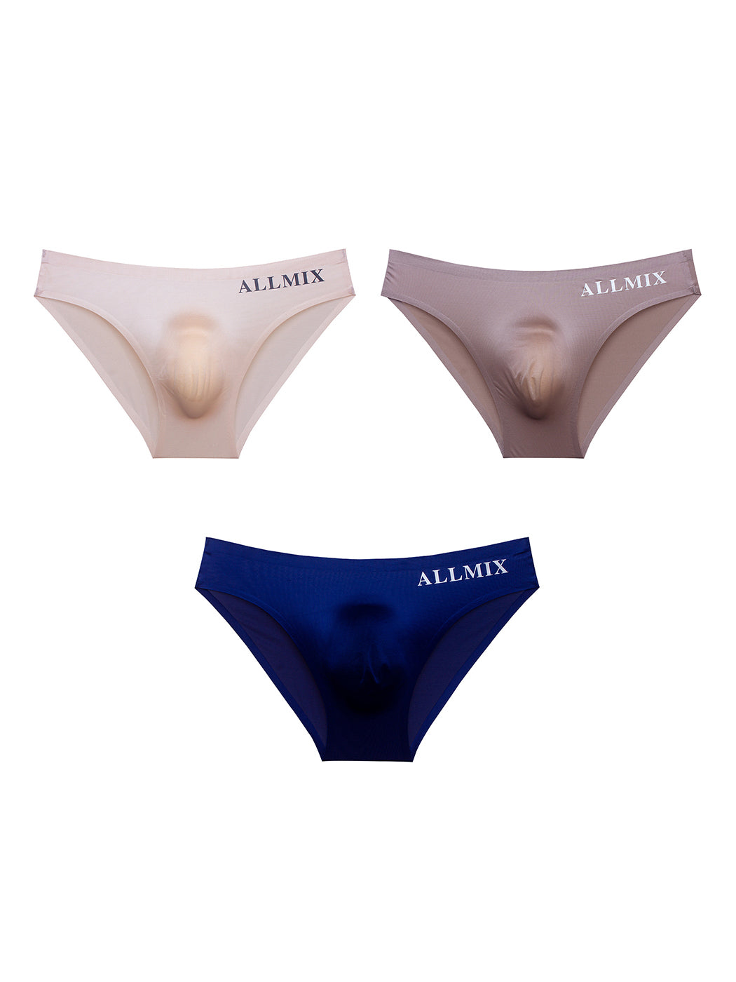 3 Pack Men's Sport Seamless Pouch Briefs | dmunderwear detail image 12