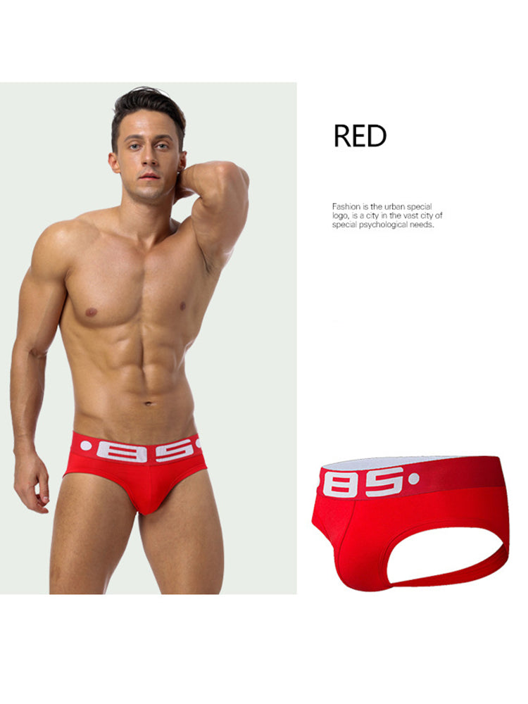 3 Pack Men's Sport Solid Low-Rise Jockstraps | dmunderwear detail image 3