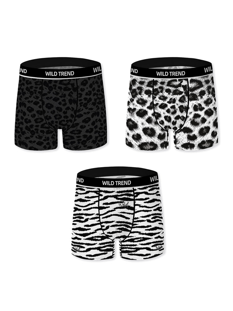 3 Pack Men's Breathable Shaping Boxers Briefs | dmunderwear detail image 17