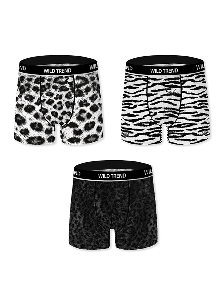 3 Pack Men's Breathable Shaping Boxers Briefs | dmunderwear detail image 2