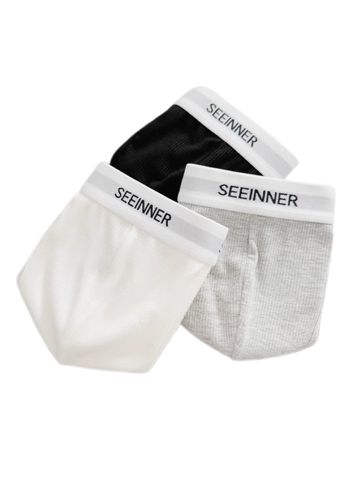 3 Pack Men's Sporty Cut Comfy Waistband Moisture-Wicking Briefs | dmunderwear detail image 15