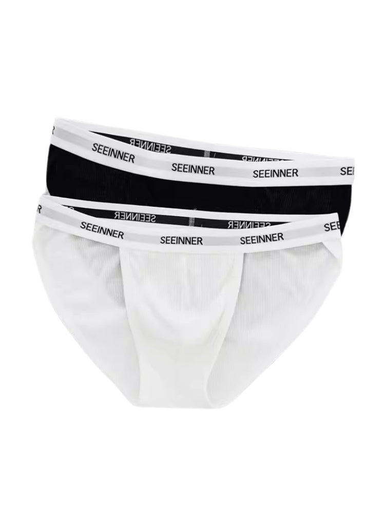 3 Pack Men's Sporty Cut Comfy Waistband Moisture-Wicking Briefs | dmunderwear detail image 17