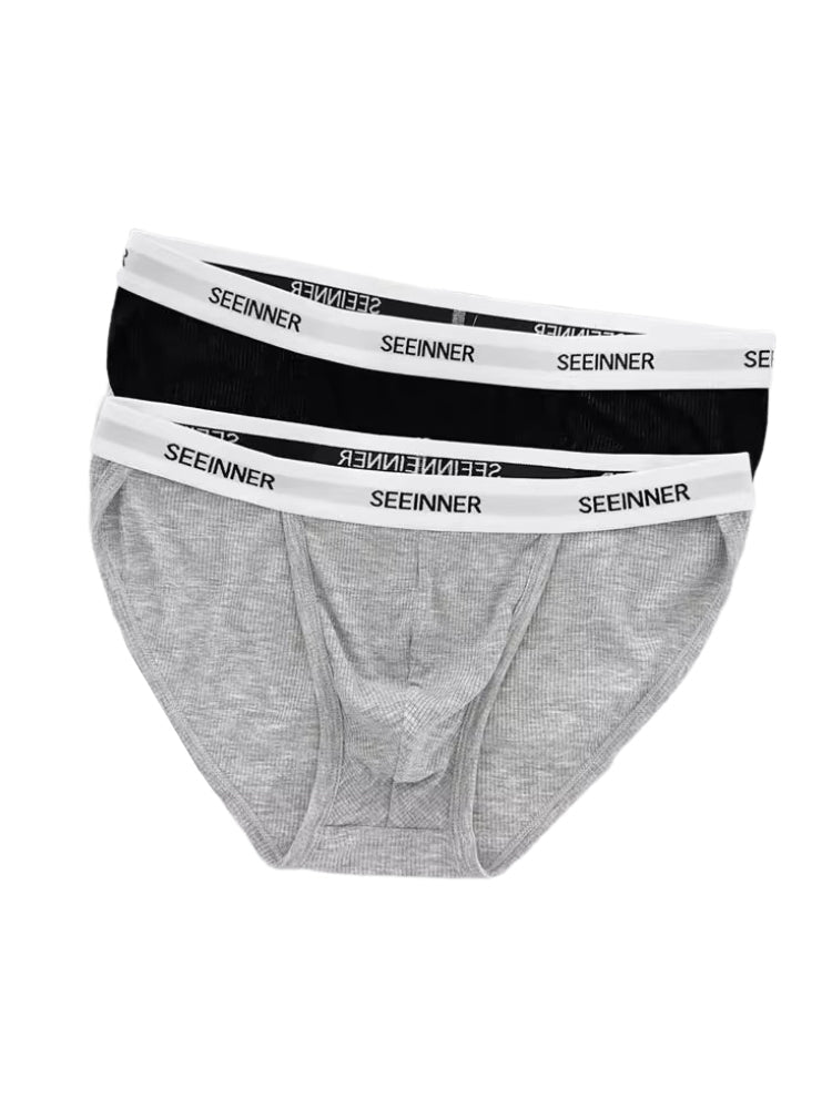3 Pack Men's Sporty Cut Comfy Waistband Moisture-Wicking Briefs | dmunderwear detail image 18