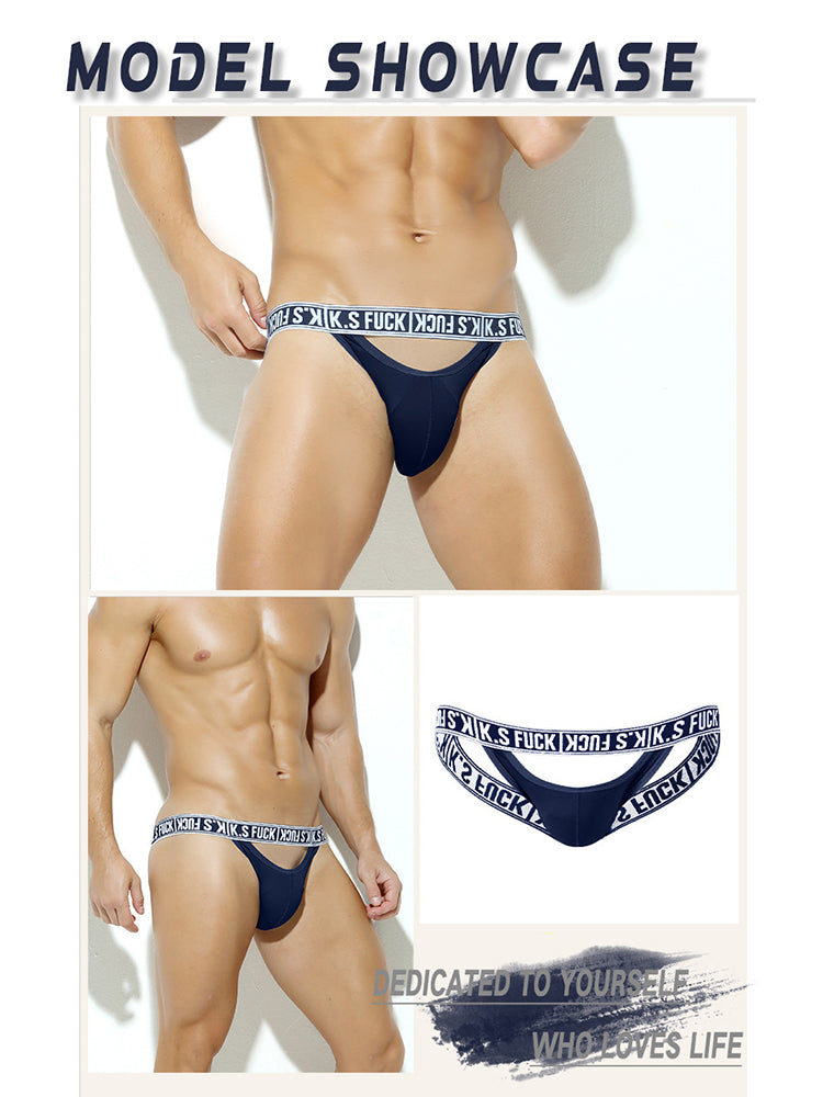 3 Pack Men's Sporty Low-Rise with U-Pouch Sexy Comfort Jockstrap | dmunderwear detail image 16