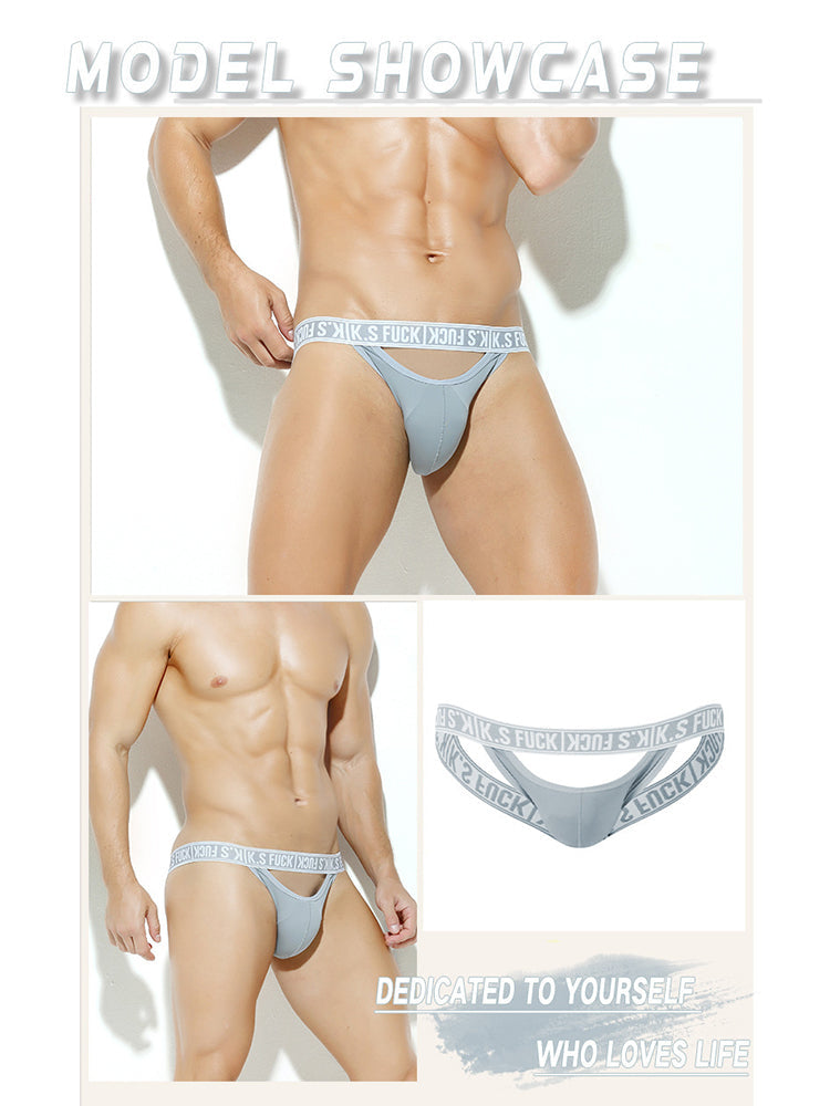 3 Pack Men's Sporty Low-Rise with U-Pouch Sexy Comfort Jockstrap | dmunderwear detail image 18