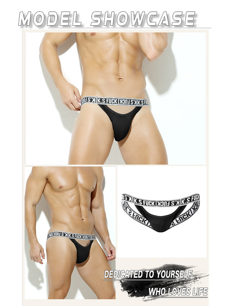 3 Pack Men's Sporty Low-Rise with U-Pouch Sexy Comfort Jockstrap | dmunderwear detail image 19